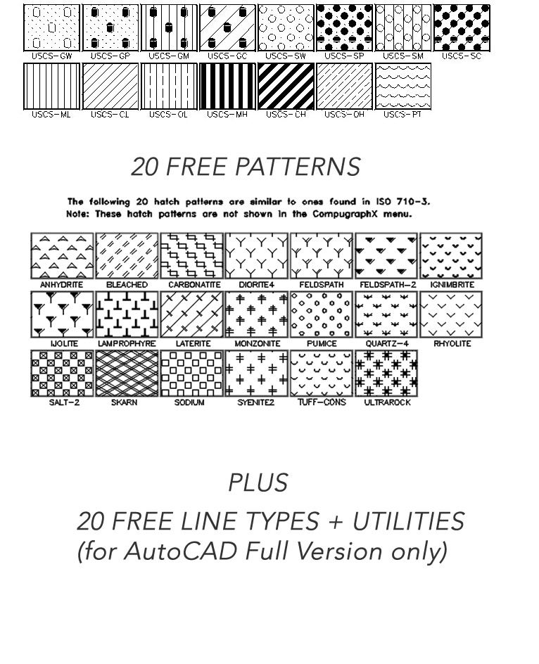 Where to find hatch patterns autocad